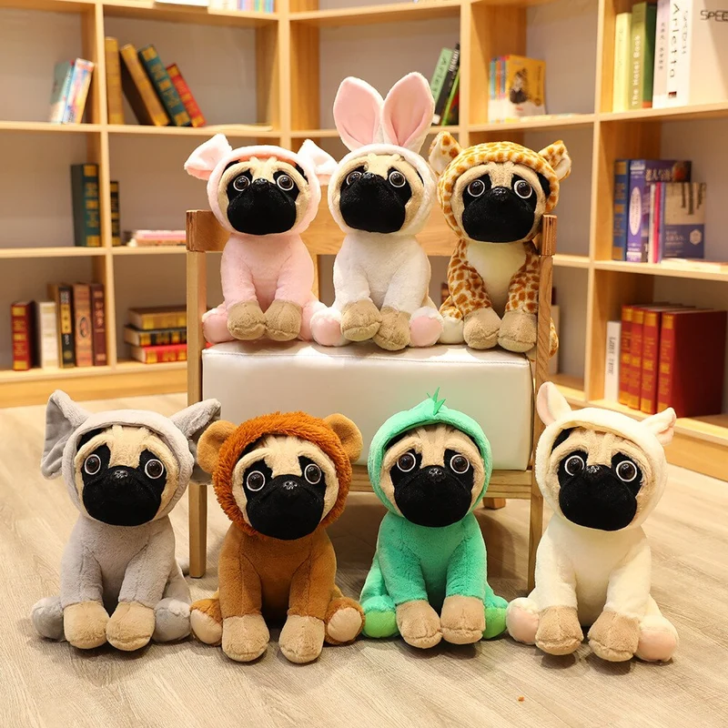 Lustige Mops Kuscheltiere (20/35cm)