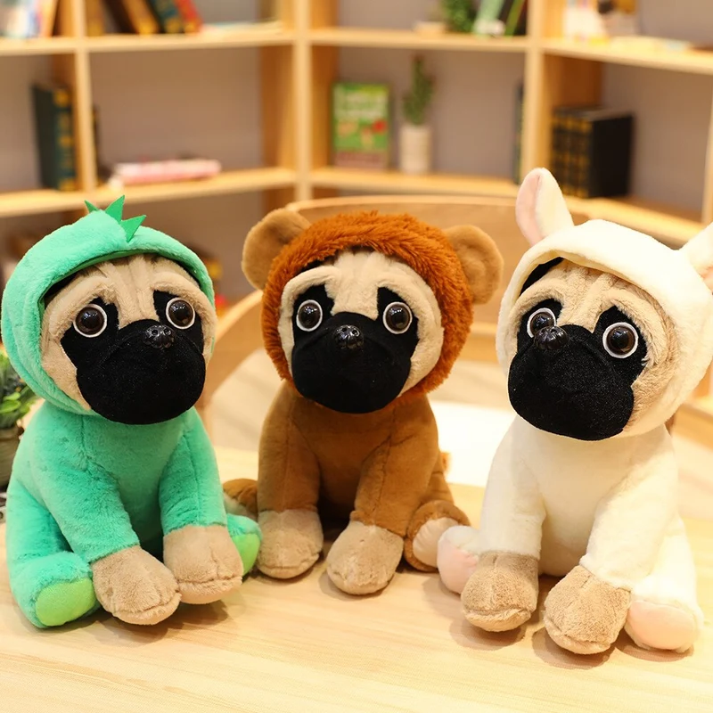 Lustige Mops Kuscheltiere (20/35cm)