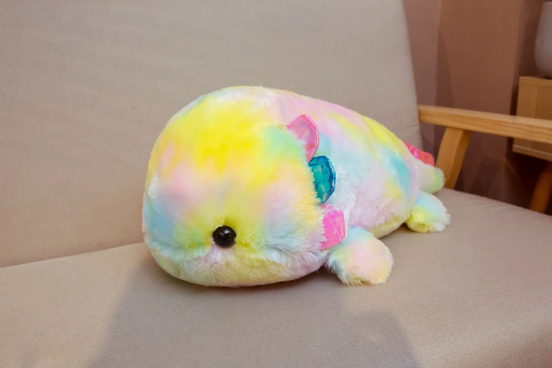 Farbenfroher Regenbogen Fisch Stofftier Kuscheltier