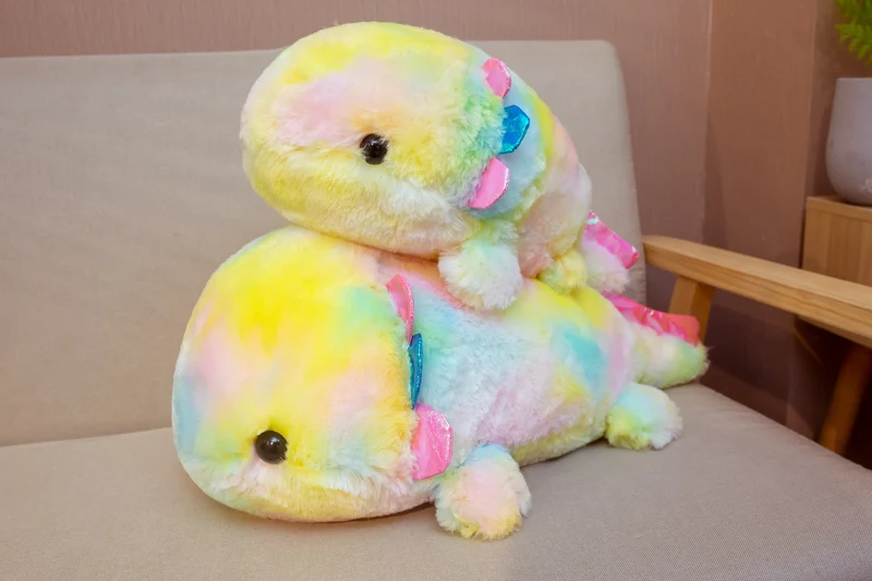 Farbenfroher Regenbogen Fisch Stofftier Kuscheltier