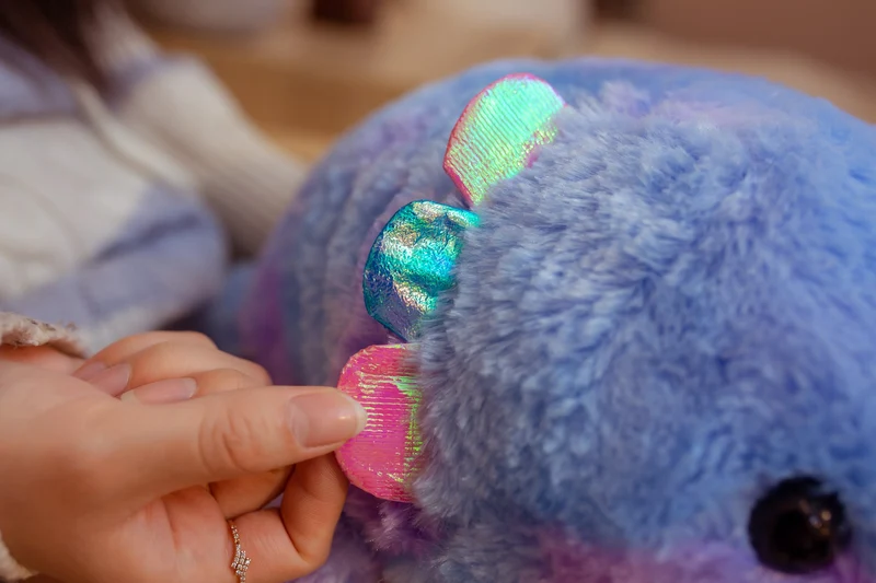 Farbenfroher Regenbogen Fisch Stofftier Kuscheltier