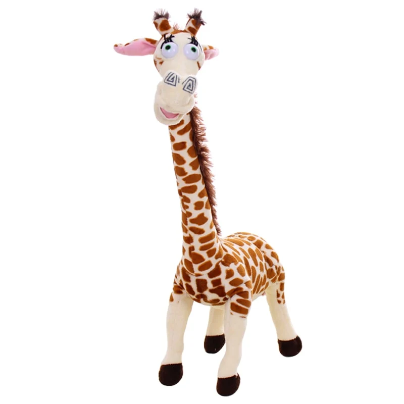 Giraffe Stofftier mit langen Hals Madagascar Plüschie (ca. 35cm)