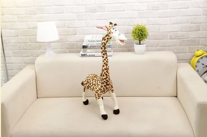 Giraffe Stofftier mit langen Hals Madagascar Plüschie (ca. 35cm)