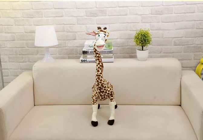 Giraffe Stofftier mit langen Hals Madagascar Plüschie (ca. 35cm)