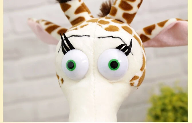 Giraffe Stofftier mit langen Hals Madagascar Plüschie (ca. 35cm)