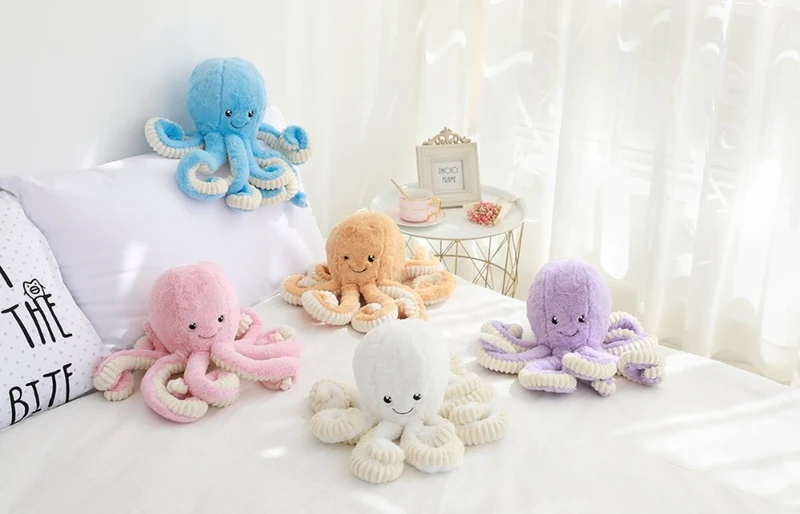 Niedlicher Oktopus Kraken Stofftier Plüsch Krake (40cm bis 80cm)