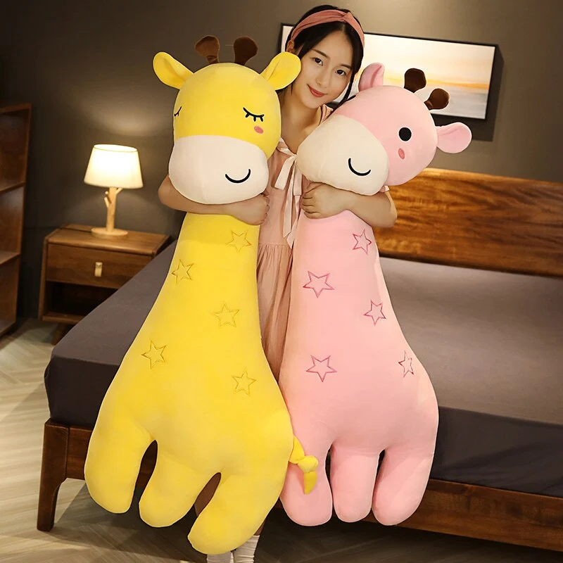 XXL Cartoon Giraffe Stofftier Kuscheltier (70cm oder 100cm)