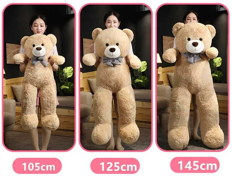 Klassischer Teddybär Stofftier im XL Riesenformat