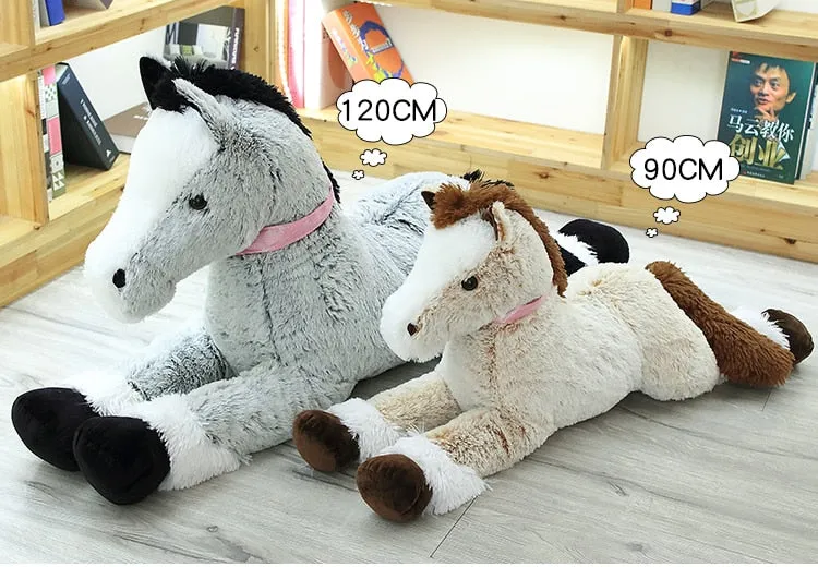 XXL Pferd Pony Kuscheltiere (90 oder 120cm)
