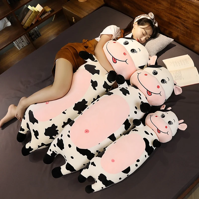 Lustige XXL Kuh Stofftier Plüsch Kuh (80/100/120cm)