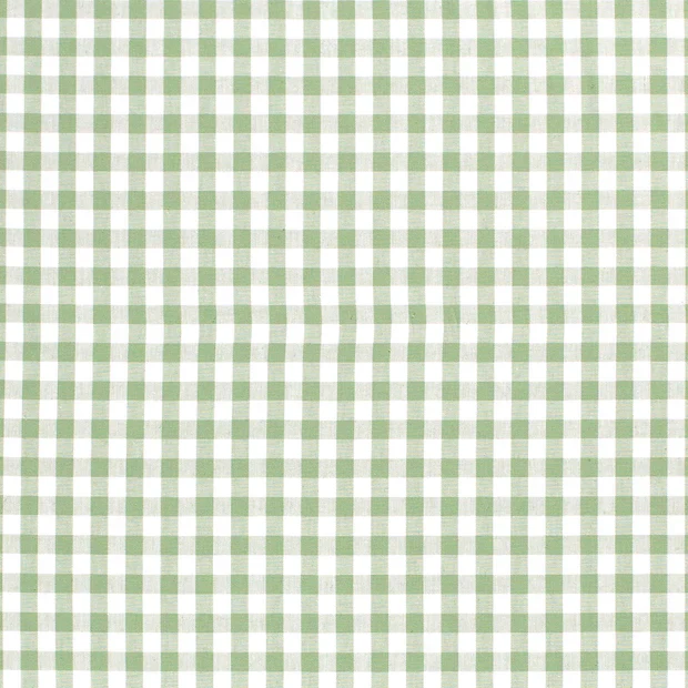 Baumwoll Cretonne Vichy Karo 10mm - 5037 grün