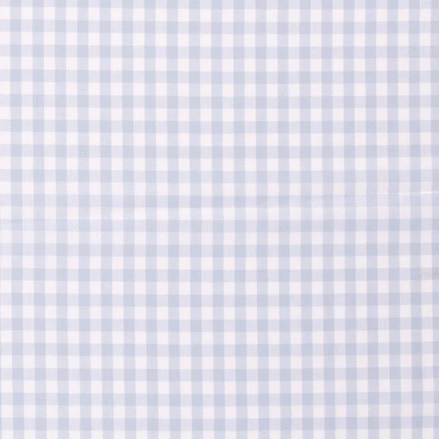Baumwoll Cretonne Vichy Karo 10mm - 5029 hellblau