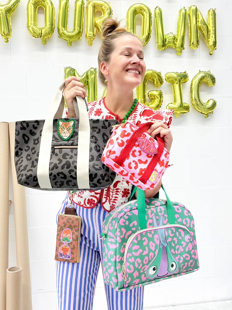 Kunstleder Happy Leo by Cherry Picking - 432 rosa