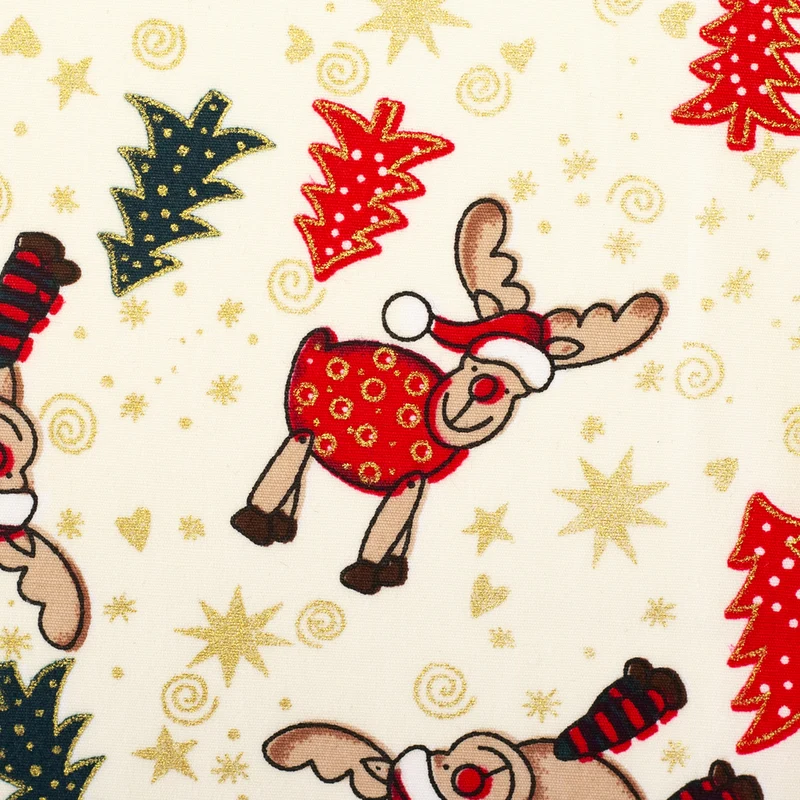Baumwoll Webware Rudolf - 010 naturweiß