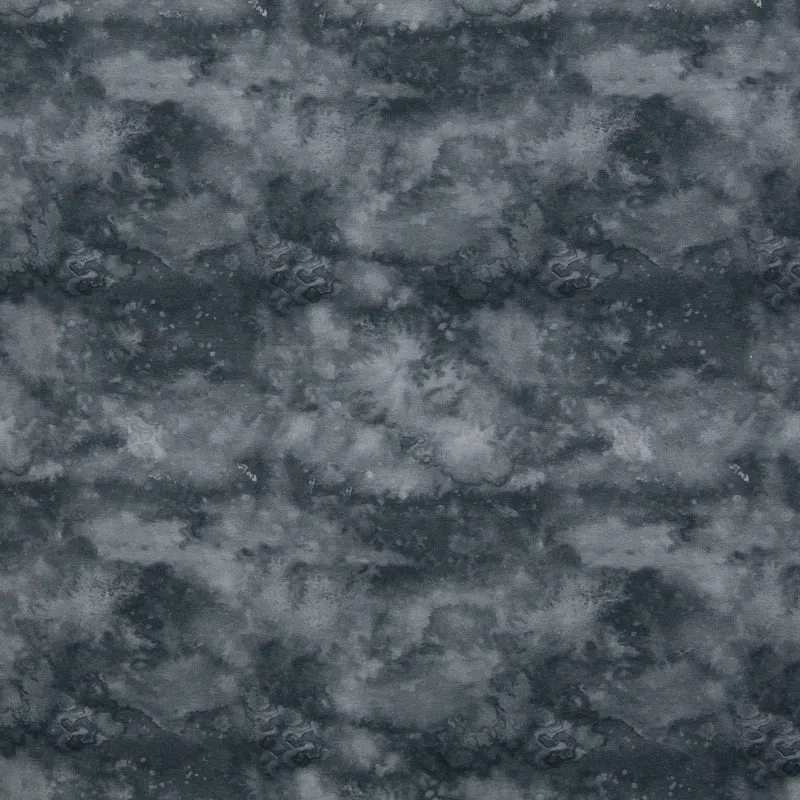 Baumwolljersey Batik - 790 anthrazit