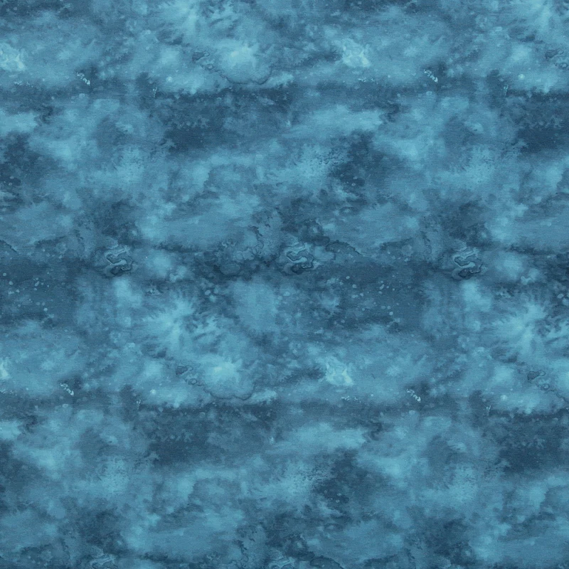 Baumwolljersey Batik - 746 aqua