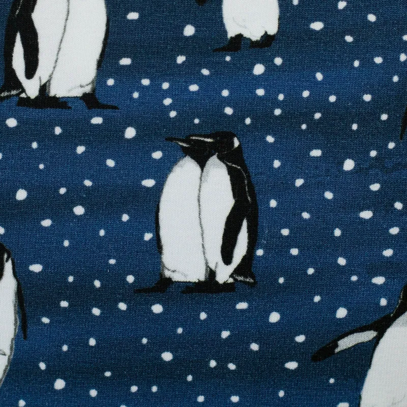 Baumwolljersey Arctic Animals by JaTiJu - Pinguine