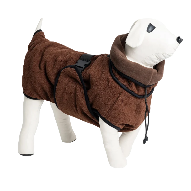 Wärmemantel wendbar mit Fleece Mocca