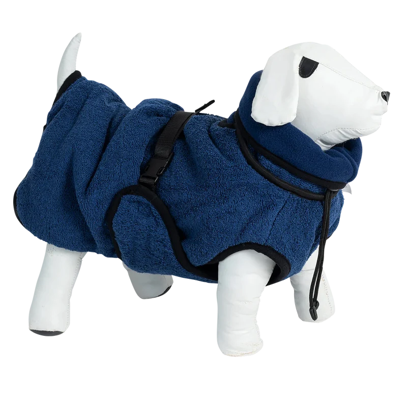 Wärmemantel wendbar mit Fleece Dunkelblau