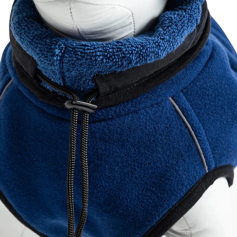 Wärmemantel wendbar mit Fleece Dunkelblau