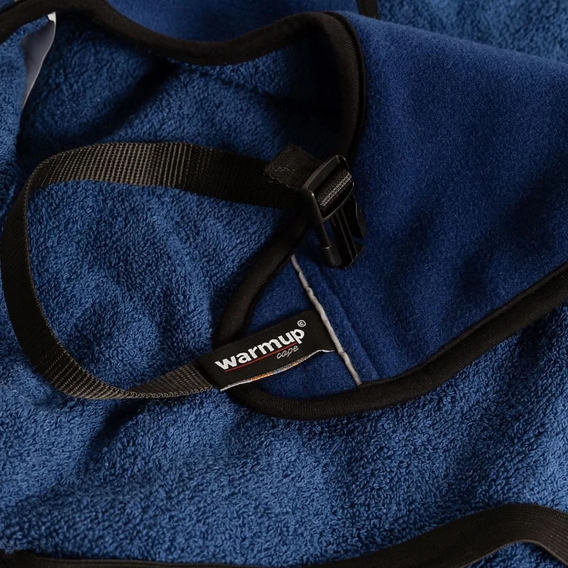 Wärmemantel wendbar mit Fleece Dunkelblau