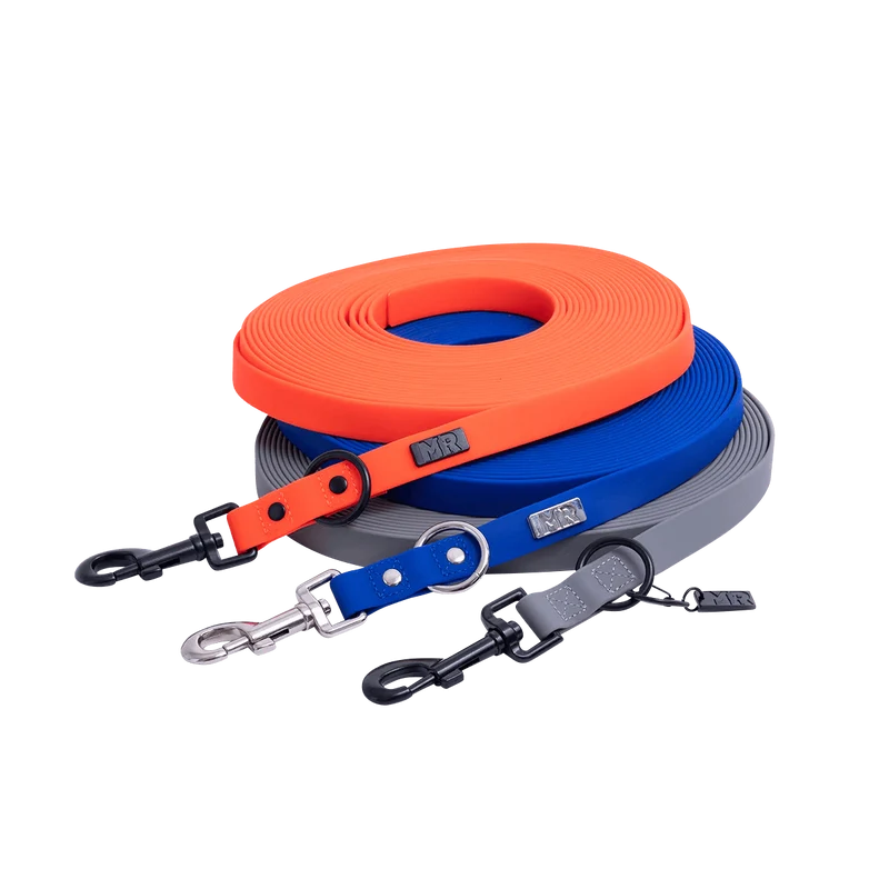 Schleppleine SoftVinyl Platingrau