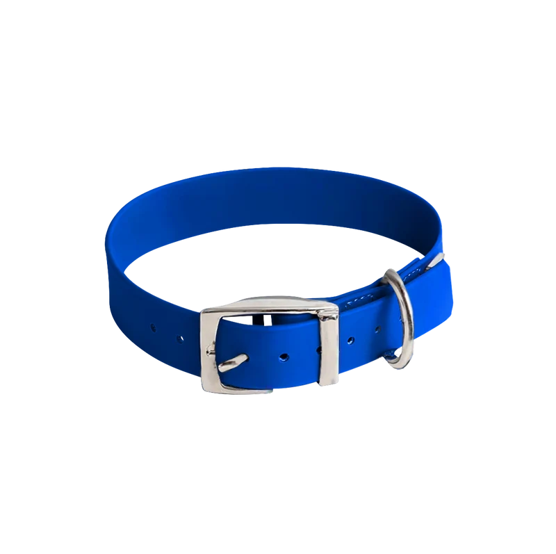 Hundehalsband Soft Vinyl Kobaltblau