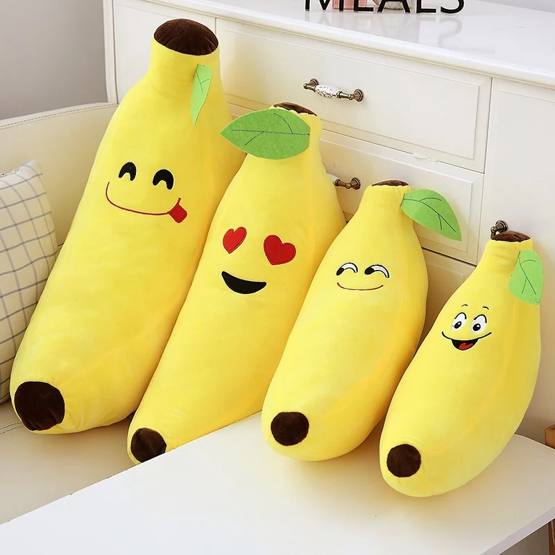 Lustige Bananen Stofftiere Lachende Plüsch Bananen