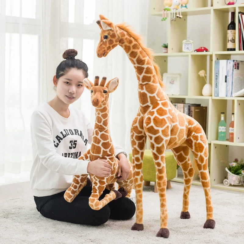 XXL Giraffe als Stofftier - bis zu 140cm