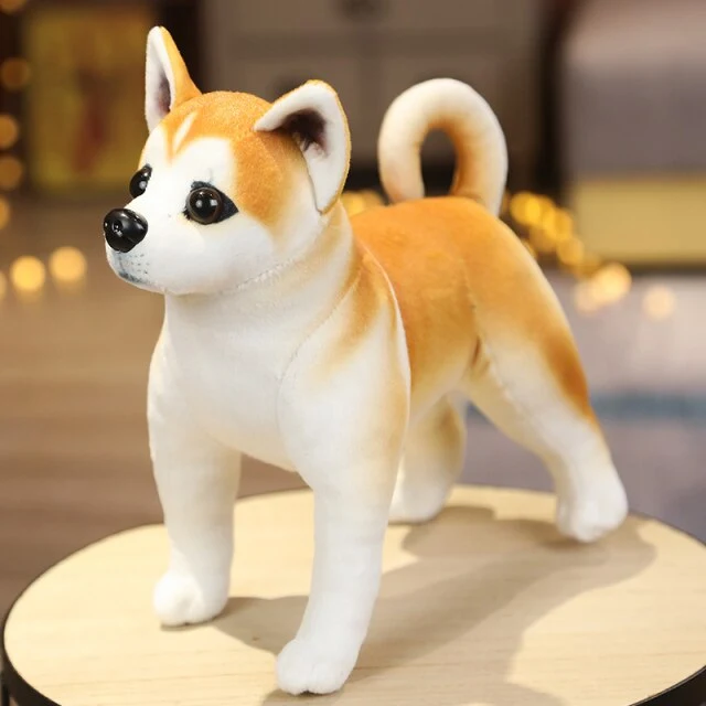 Niedliche Rottweiler, Husky, Dalmatiner, Akita Stoff Hunde Plüschtiere (ca. 25cm)