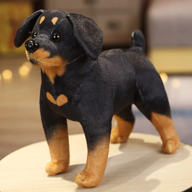 Niedliche Rottweiler, Husky, Dalmatiner, Akita Stoff Hunde Plüschtiere (ca. 25cm)