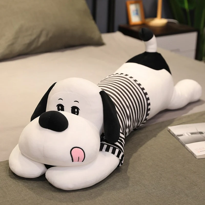 Liegender Cartoon Hund Plüschtier XXL 1 Meter