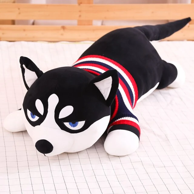 Lustige Husky Stofftiere im Großformat (80cm - 100cm)