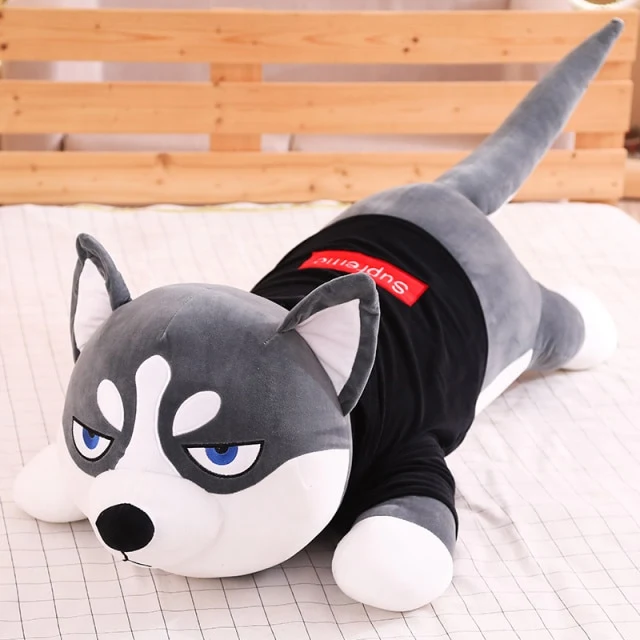 Lustige Husky Stofftiere im Großformat (80cm - 100cm)