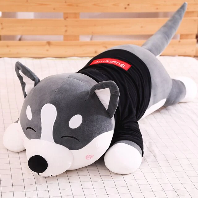 Lustige Husky Stofftiere im Großformat (80cm - 100cm)