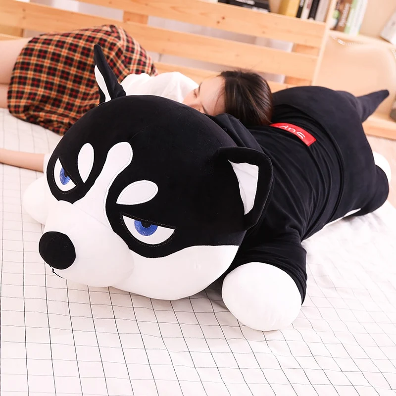 Lustige Husky Stofftiere im Großformat (80cm - 100cm)