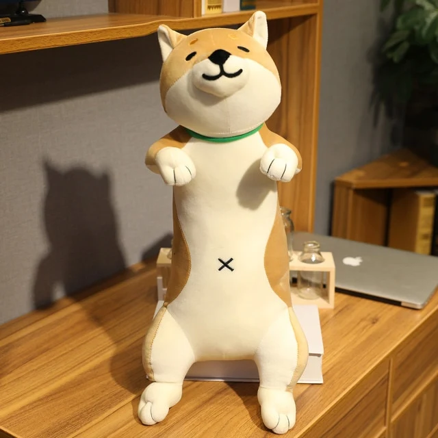 60-120cm Niedliche Shiba Inu Hunde und Katzen Stofftiere