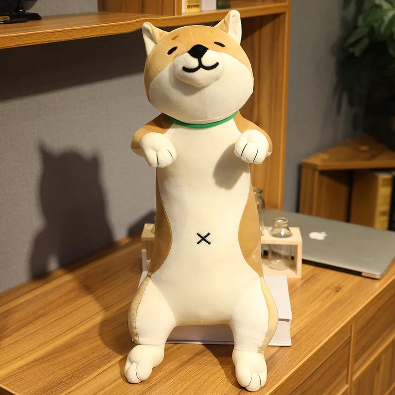 60-120cm Niedliche Shiba Inu Hunde und Katzen Stofftiere