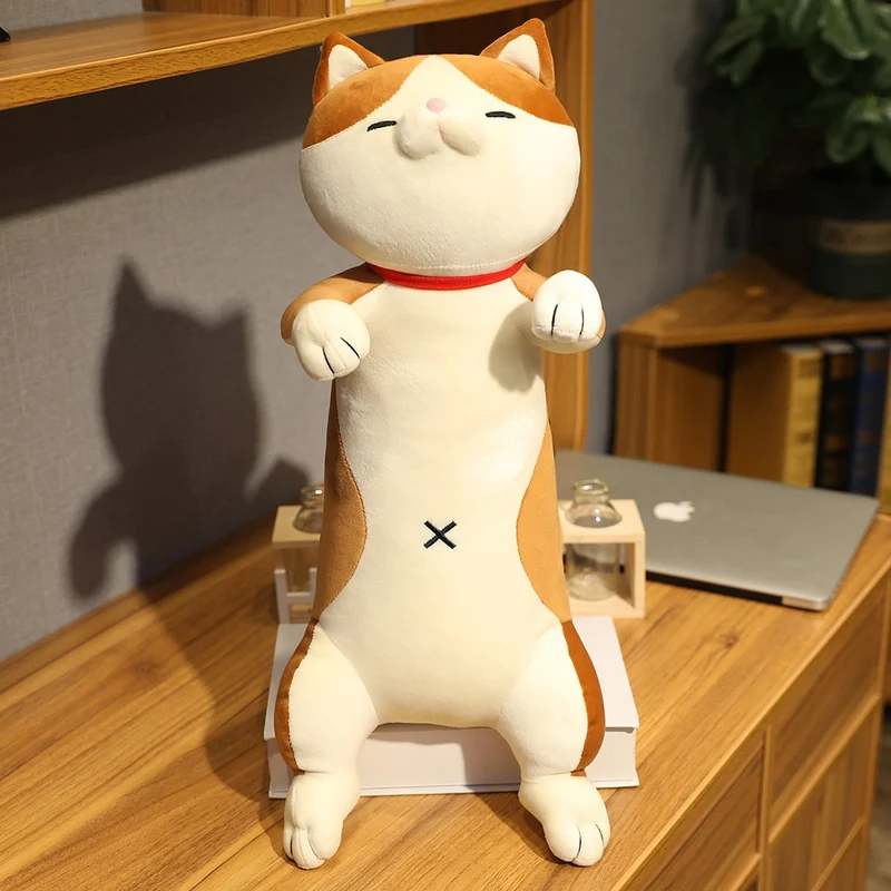 60-120cm Niedliche Shiba Inu Hunde und Katzen Stofftiere