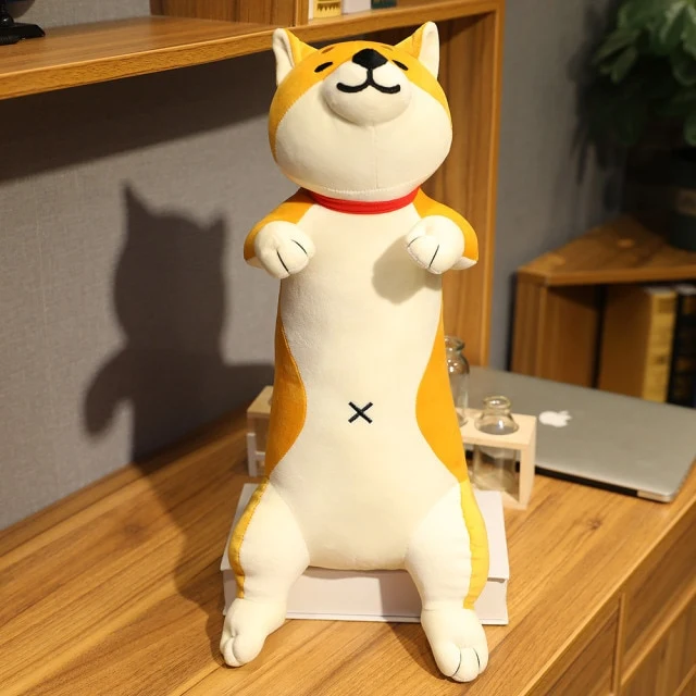 60-120cm Niedliche Shiba Inu Hunde und Katzen Stofftiere
