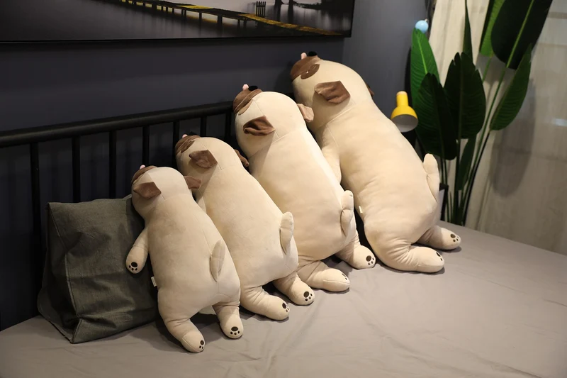 XXL Kawaii Plüsch Mops Hund Stofftier