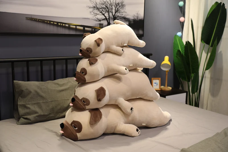 XXL Kawaii Plüsch Mops Hund Stofftier