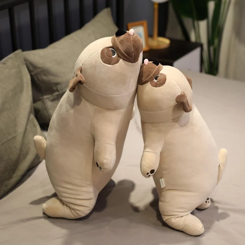 XXL Kawaii Plüsch Mops Hund Stofftier
