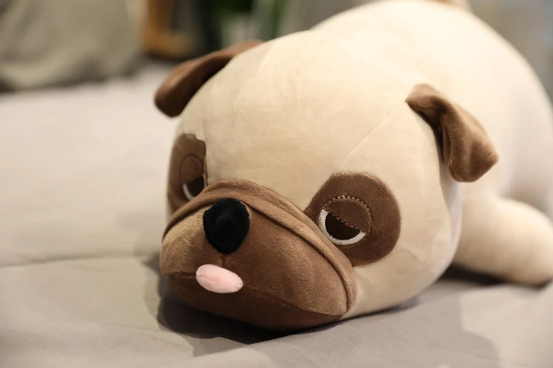 XXL Kawaii Plüsch Mops Hund Stofftier