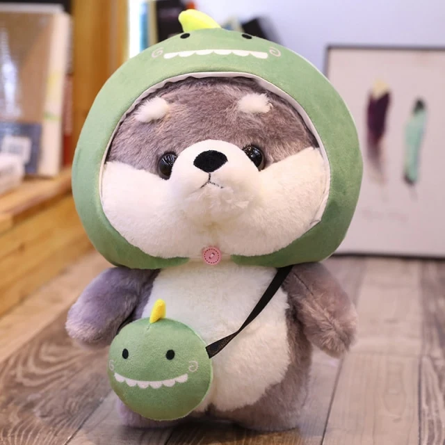 Shiba Inu Dog Husky als Cosplayer Kuscheltiere