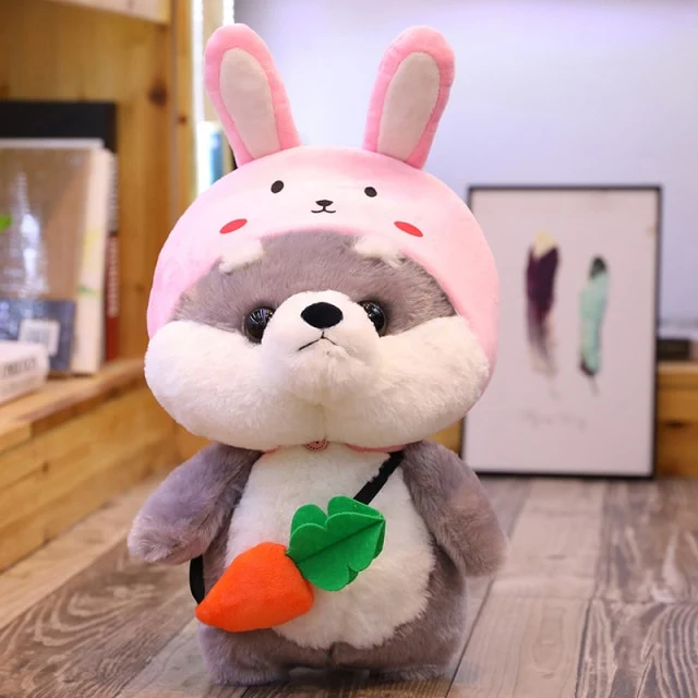 Shiba Inu Dog Husky als Cosplayer Kuscheltiere