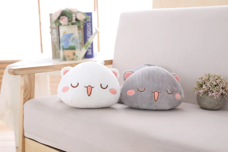 Liegende Kawaii Plüsch Katze Stofftier