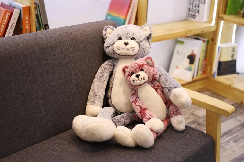 Kawaii Plüsch Katzen Stofftiere (50cm - 90cm)
