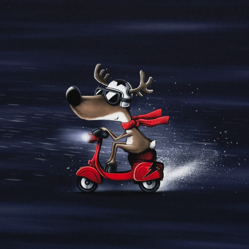 Panel French Terry Driving Home by Thorsten Berger