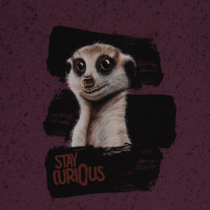 Panel French Terry Stay Curious by Thorsten Berger